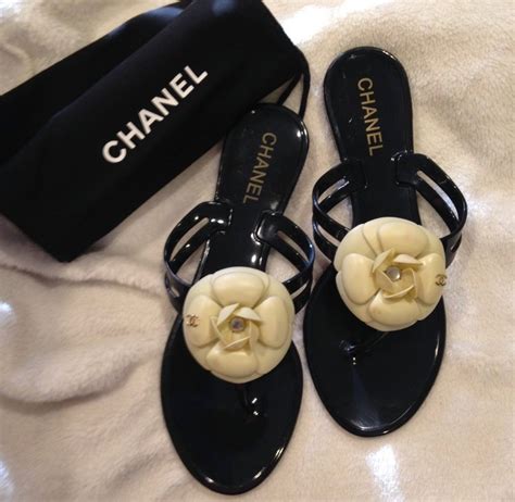 chanel black camellia bag|chanel camellia flower flat sandals.